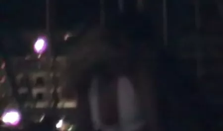 El camarero llama a la niña ver videos xx y al invitado en la habitación trasera